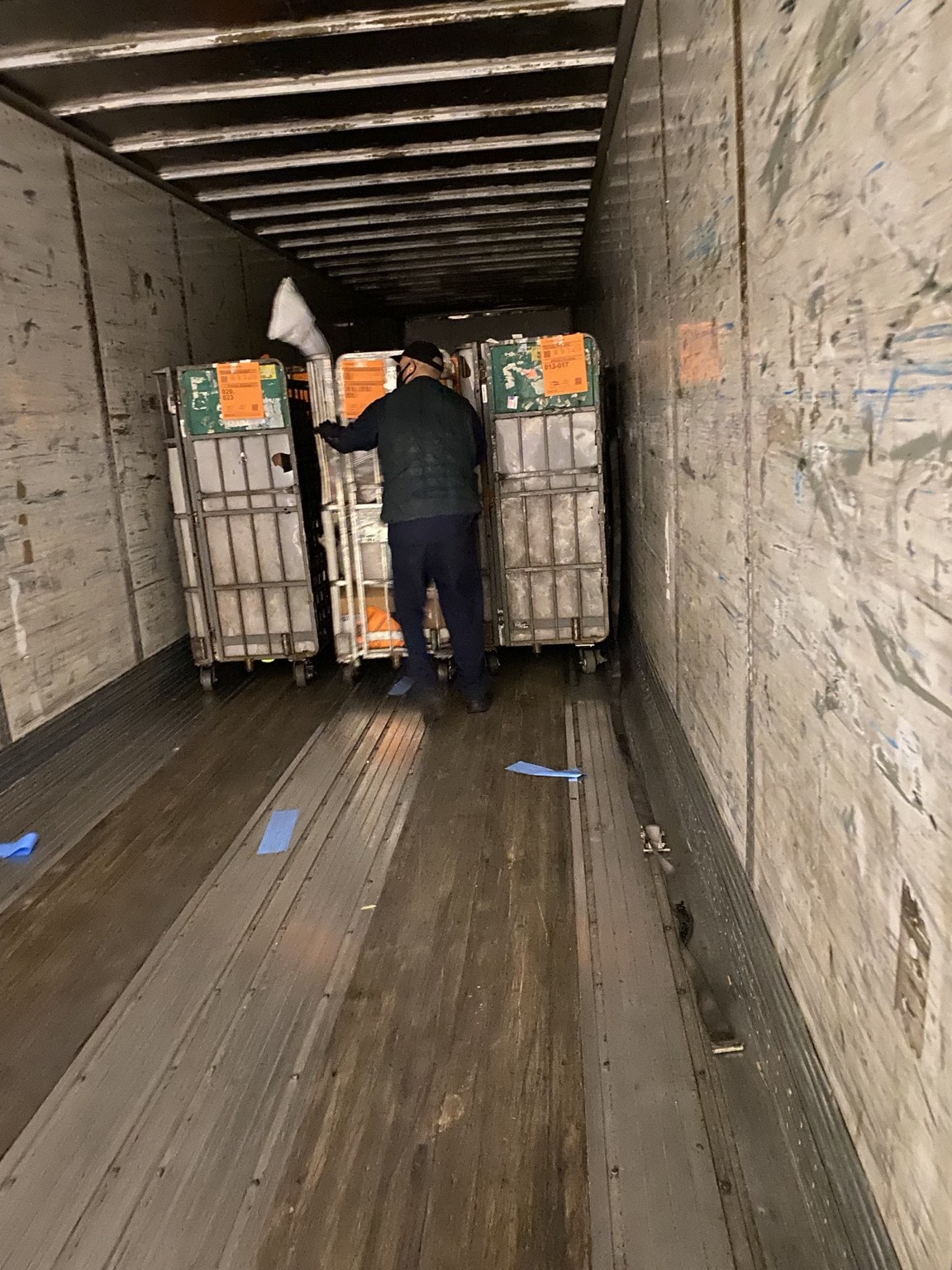 Constant Trucking operation photo — Rolling Carts Load
