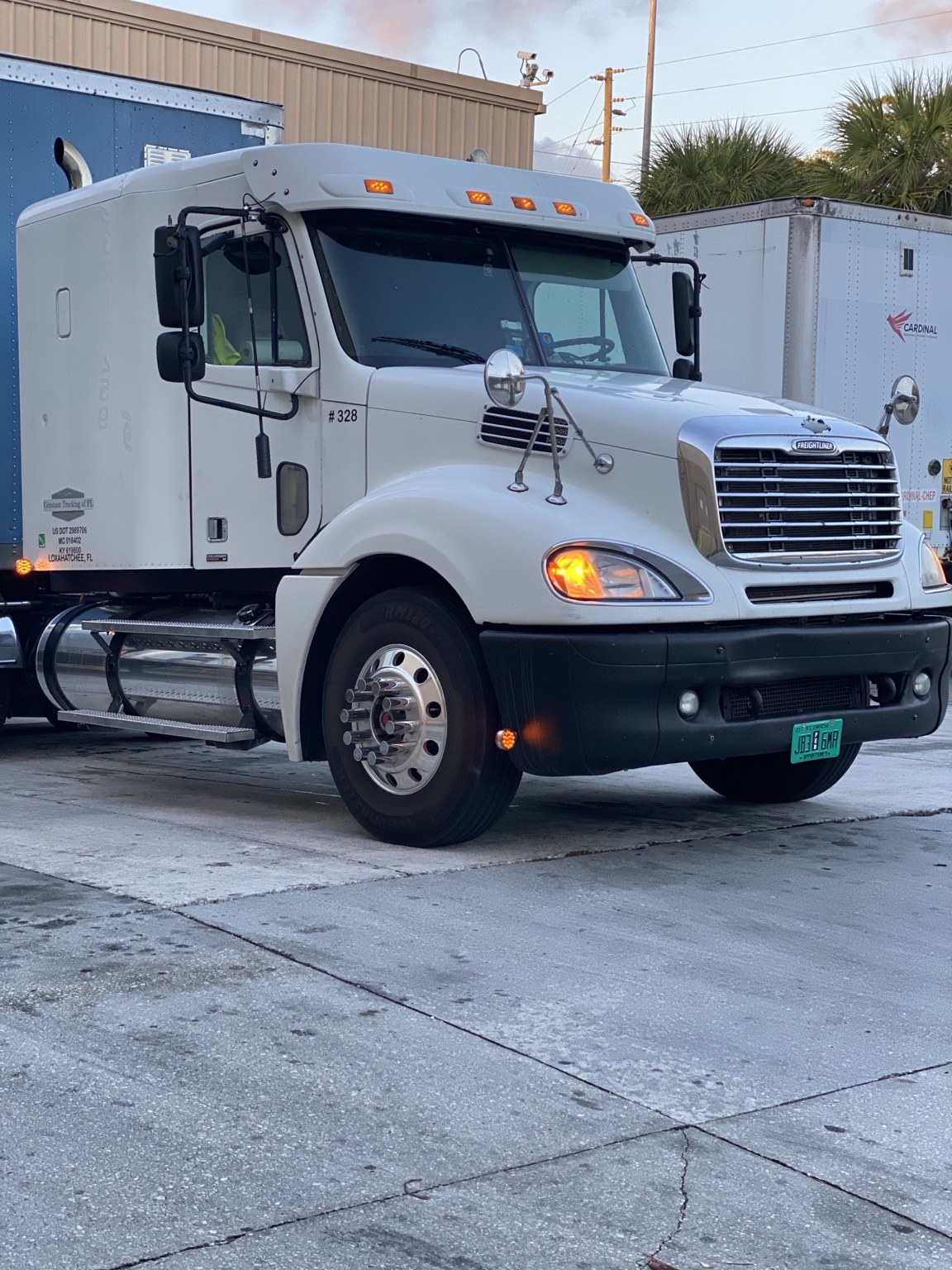 Constant Trucking operation photo — White Truck
